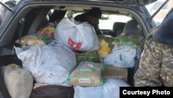 Авиакырсыктан жабыркагандарга чогултулган гумжардам