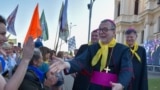 Кляўдыё Гуджэроцьці падчас свайго візыту ў Беларусь у 2023 годзе