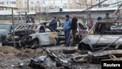 რუსული დრონებით დარტყმის ადგილი ზაპოროჟიეში(საილუსტრაციო ფოტო)