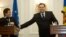 Președintele Parlamentului, Marian Lupu cu Jean-Claude Mignon, la Chișinău