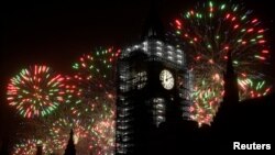 Focuri de artificii la Londra