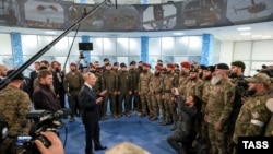 Фото: Владимир Путин в Гудермесе, 20 августа 2024 года