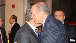 Претседателот Ѓорге Иванов на Ифтар вечера со турскиот премиер Реџеп Таип Ердоган Истанбул, Турција.
