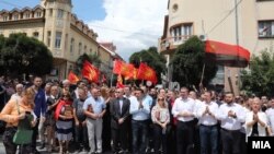 Архива: Христијан Мицкоски и ВМРО-ДПМНЕ на протестен марш во Струмица.
