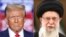 U.S. President Donald Trump (L) and Iranian Supreme Leader Ayatollah Ali Khamenei (R). (file photo)