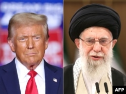 Trump and Iranian Supreme Leader Ayatollah Ali Khamenei (composite photo)