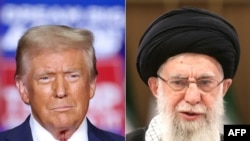 Presidenti amerikan, Donald Trump, dhe lideri suprem i Iranit, Ajatollah Ali Khamenei. 