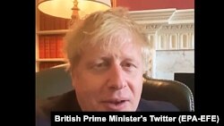 Boris Johnson vorbind din carantină, după ce a fost infectat cu COVID-19