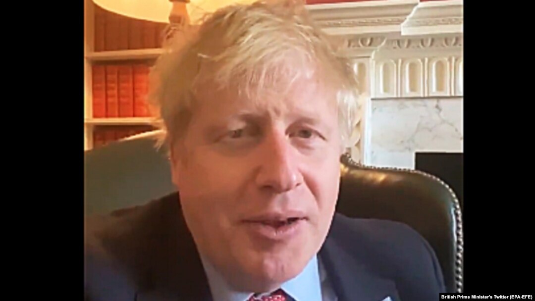 Britanski premijer Boris Džonson u obraćanju javnosti iznosi da je inficiran virusom korone, 27. marta 2020.