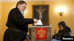 Голосование на выборах президента России
