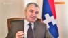 Nagorno-Karabakh - Ashot Ghulyan, speaker of the Nagorno Karabakh parliament, speaks to RFE/RL in Stepanakert, 20Jul2017
