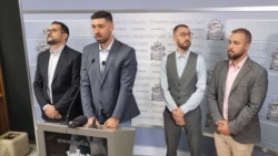 Димитър Шалъфов, Ивайло Кукурин, Георги Тодоров и Драгомир Иванов, които напуснаха ПП в понеделник.