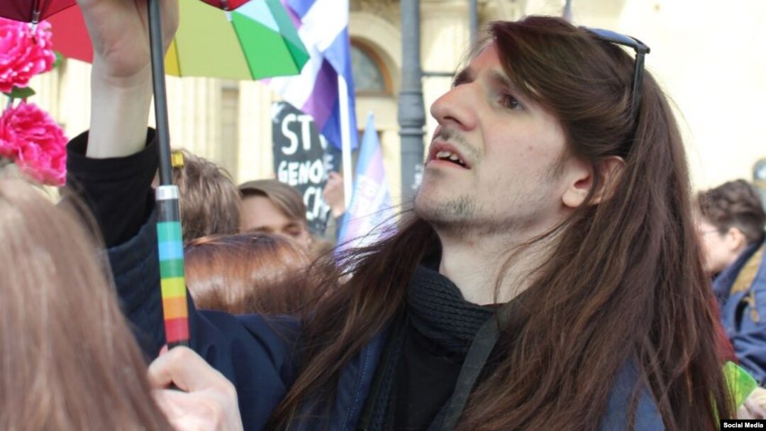 Aleksandr Merkulov was detained in early July 2020 after an investigation into his social-media posts.
