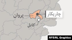 ولایت پروان در نقشه افغانستان