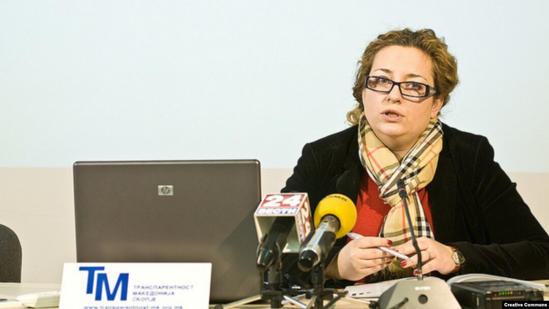 Ана Јаневска Делева, извршен директор на Транспарентност Македонија.