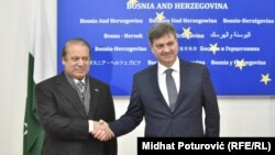 Plan da se obimno poveća vanjsko-trgovinska saradnja: Navaz Šarif i Denis Zvizdić