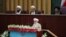 Ayatollah Ahmad Jannati speaker of the Assembly of Experts, addresses a meeting of the newly-elected assembly in Tehran, May 24, 2016
