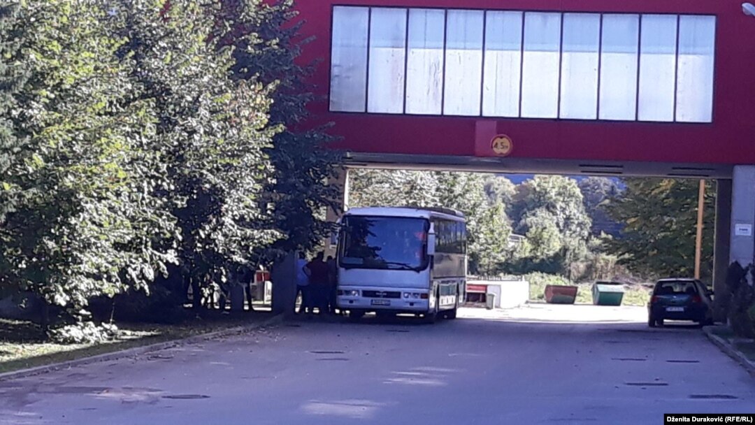 Privremeni migrantski centar „Bira“ u Bihaću  