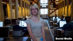 Журналист финской телерадиокомпании YLE Джессика Аро.