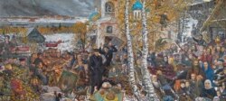 Розкуркулення. Картина російського художника Іллі Глазунова