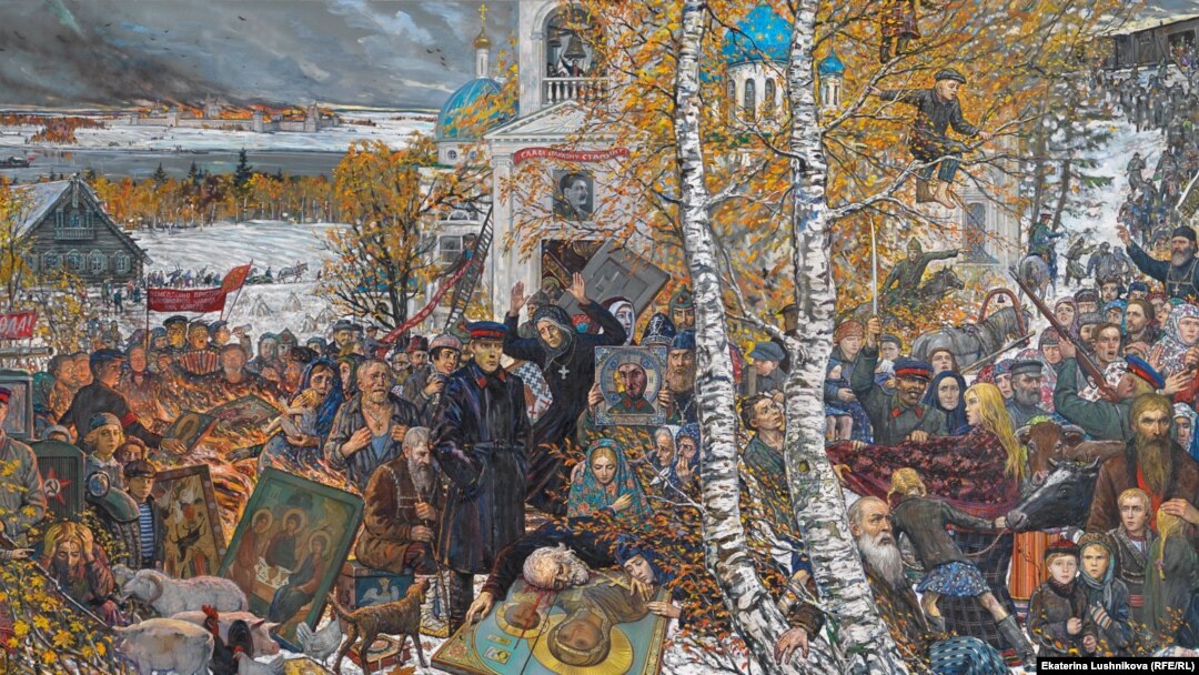  Илья Глазунов, Раскулачивание