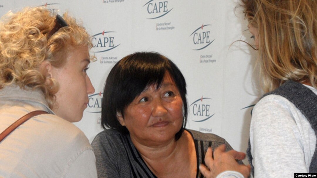 Human rights activist Tolekan Ismailova in a September photo