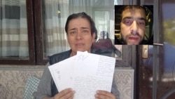 Рўзигул Бобоева ҳамда ўғли Акбарнинг расмлари (коллаж). 