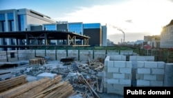 ЦУМдун жанындагы курулуш. 19-февраль, 2026-жыл.