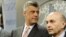Hashim Thaçi e Isa Mustafa në konferencë me gazetarë pas arritjes së marrëveshjes 