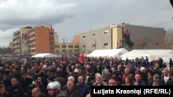 Protest opozicije u Prištini