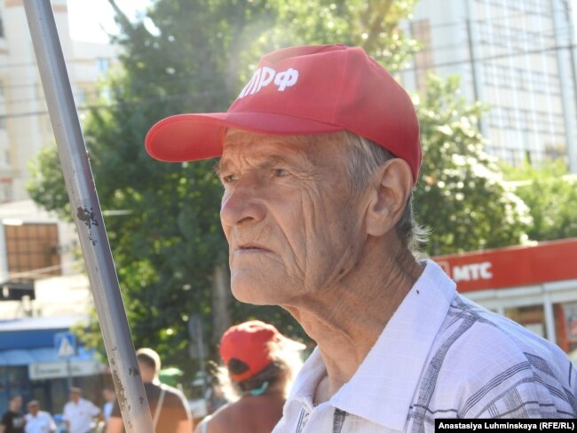 Митинг против повышения пенсионного возраста в Саратове, 3 июля 2018 г.