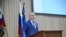 Юрий Голдун во время присяги