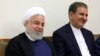 President Hassan Rouhani (left) and First Vice President, Es'hagh Jahangiri in the palace of Supreme Leader, August 21, 2019.