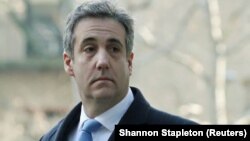 Майкл Коэн, АҚШ президенті Дональд Трамптың бұрынғы адвокаты. Нью-Йорк, 12 желтоқсан 2018 жыл.