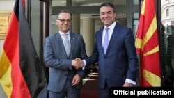 Германскиот министер за надворешни работи, Хајко Маас, се состана со својот македонски колега Никола Димитров во Скопје