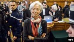 IMF chief Christine Lagarde, pictured in court in Paris on December 12, was not punished.