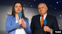 Маргарита Симоньян и Дмитрий Киселев