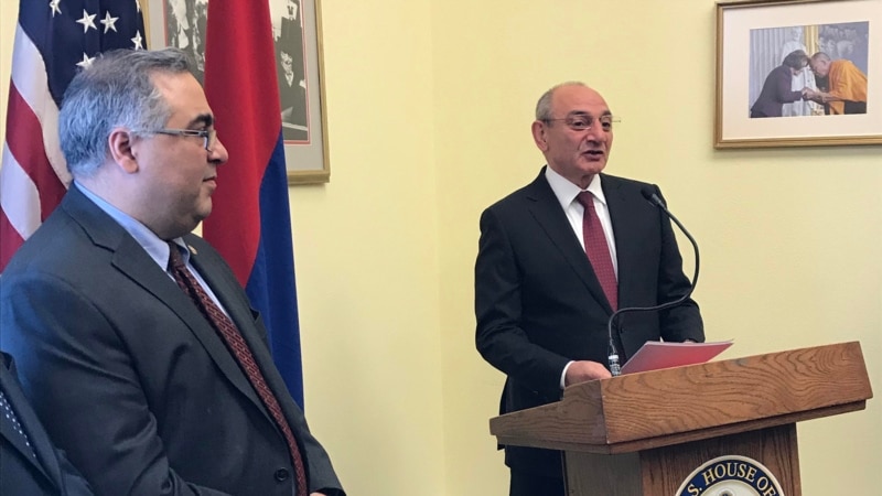 Karabakh Leader Visits Congress On Controversial U.S. Trip 