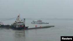 Չինաստան - Յանցզի գետում խորտակված «Արևելքի աստղ» նավը, 2-ը հունիսի, 2015թ․