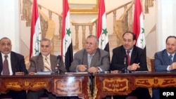 قادة سياسيون عراقيون في إجتماع عام 2007