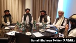 په قطر کې د ملا برادر په مشرۍ د طالبانو د سیاسي دفتر غړي