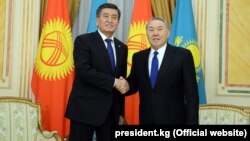 Сооронбай Жээнбеков и Нурсултан Назарбаев.