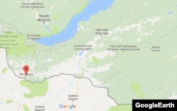 Закаменск на карте России