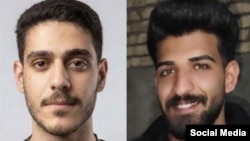 امیرحسین صفری (چپ) و ابوالفضل سپاهی