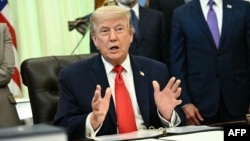 US President Donald Trump said a deal could be signed this weekend, possibly in Europe.