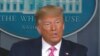 U.S. President Donald Trump (center). 