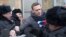 Russian opposition leader Aleksei Navalny has been accused of hitting police officers while being detained on January 28. 