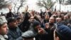 Armenia -- Cattle farmers protest outside the prime minister's office in Yerevan, January 20, 2020.