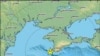 Скріншот зображення із сайту Європейського середземноморського сейсмологічного центру з позначкою землетрусу поблизу Севастополя