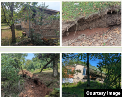 ასეთ მდგომარეობაშია სახლები ხემაღალსა და ღვერკში. ფოტო გამოკვლევიდან.